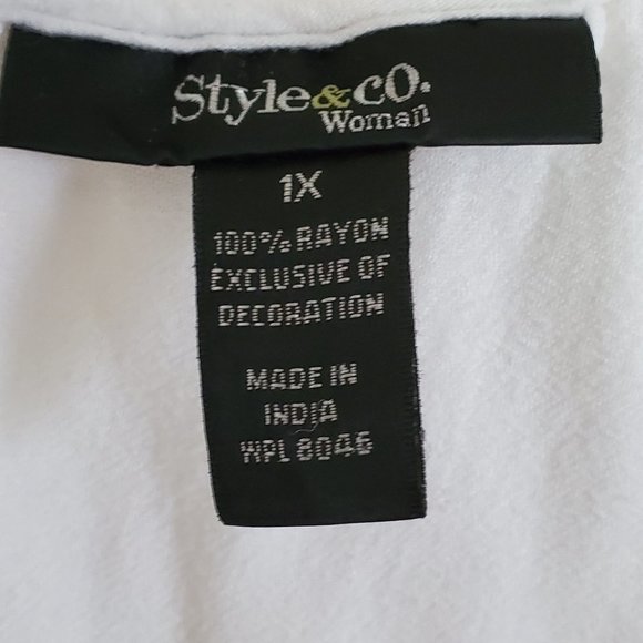 White Style & Co. Top - Picture 3 of 4
